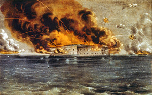 Bombardment of Fort Sumter, Charleston Harbor: 12th & 13th of April, 1861