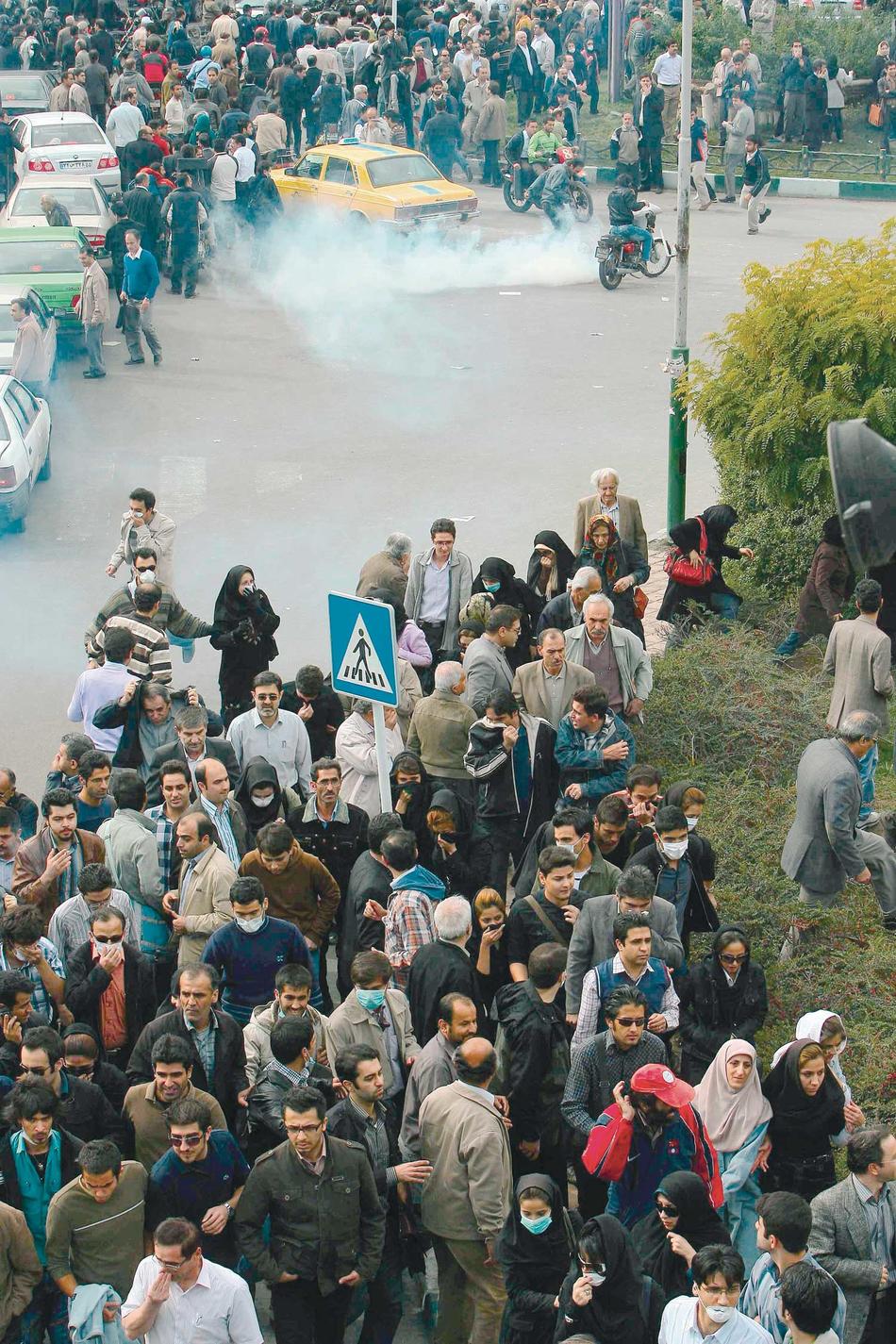 Government and opposition demonstrators took to the streets of Tehran on November 4, 2009, the 30th anniversary of the takeover of the U.S. embassy