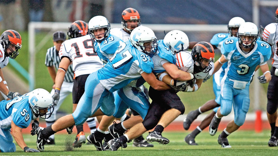 Columbia Lions football team in 2006, photographed by Ben Shyman