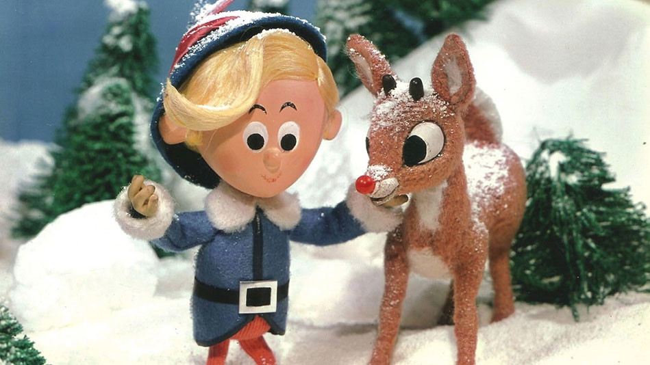 A scene from Rudolph the Red-Nose Reindeer