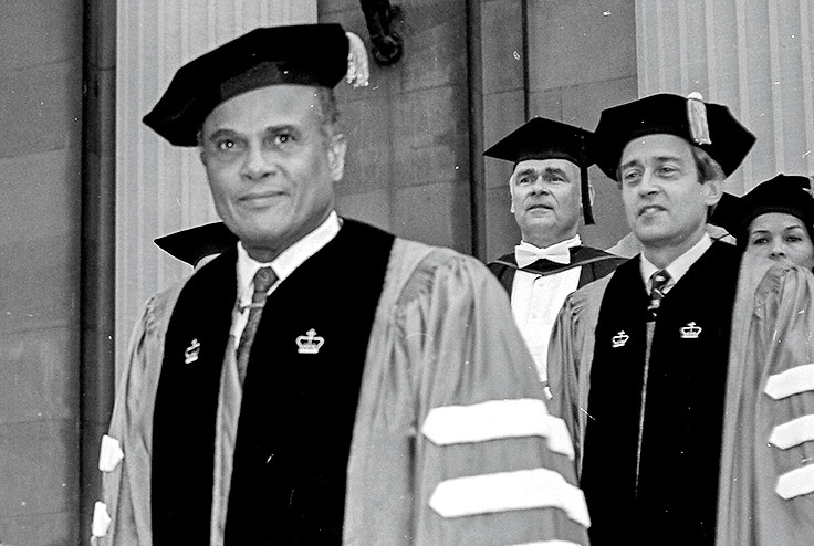 Harry Belafonte at Columbia University 1993 Commencement
