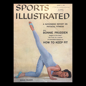 Bonnie Prudden on the cover of Sports Illustrated