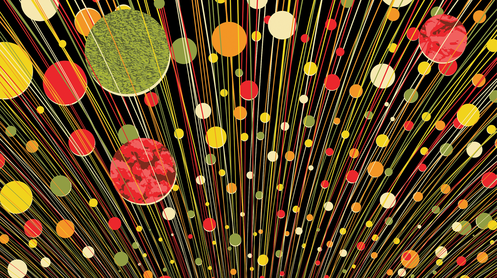 Illustration of exploding dots