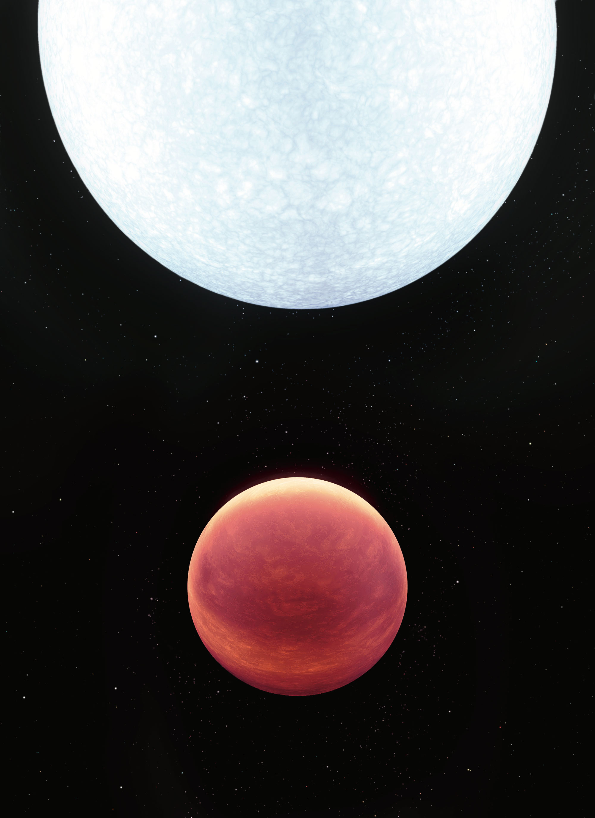 Planet and moon