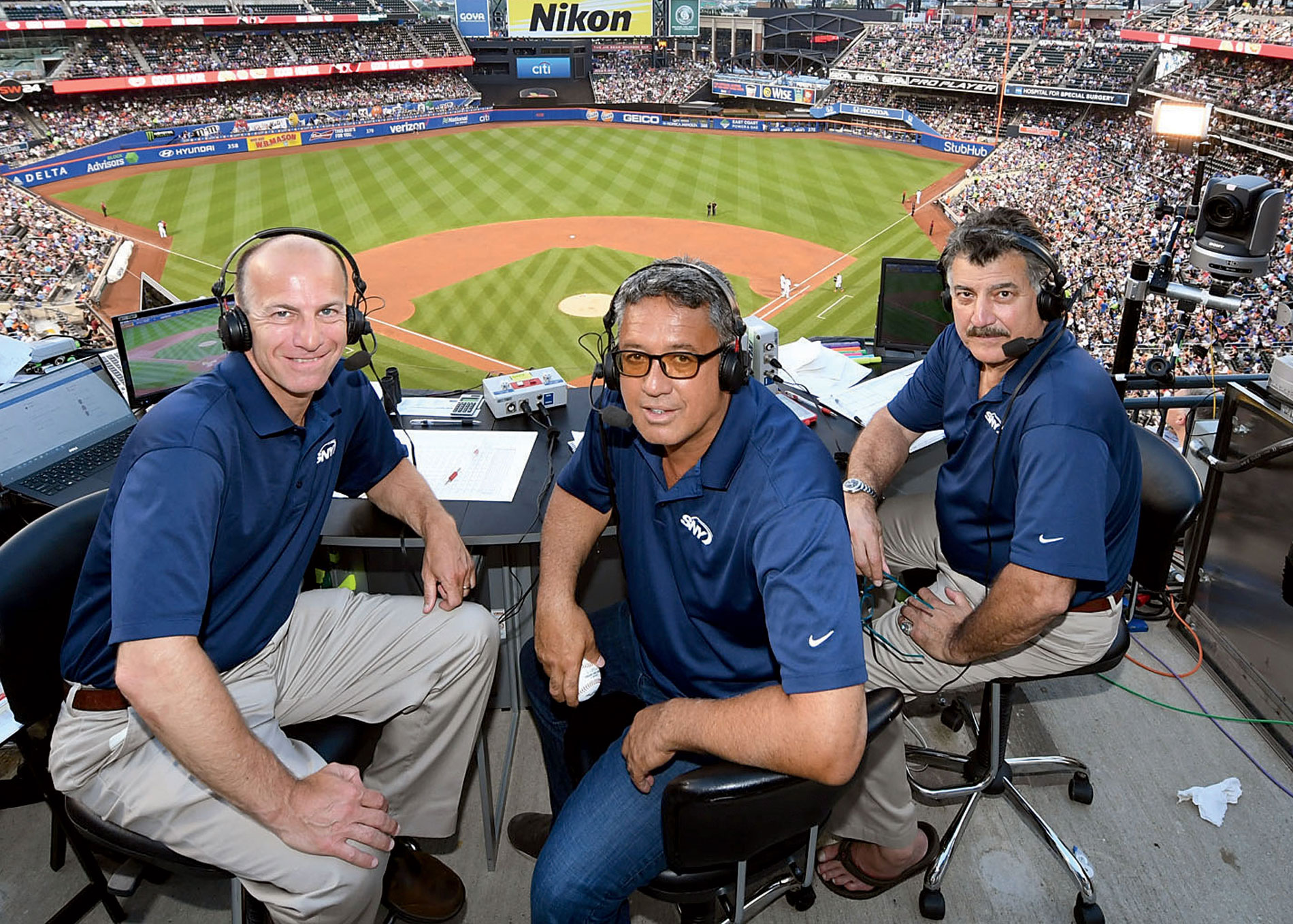 Gary Cohen, Ron Darling, and Keith Hernandez