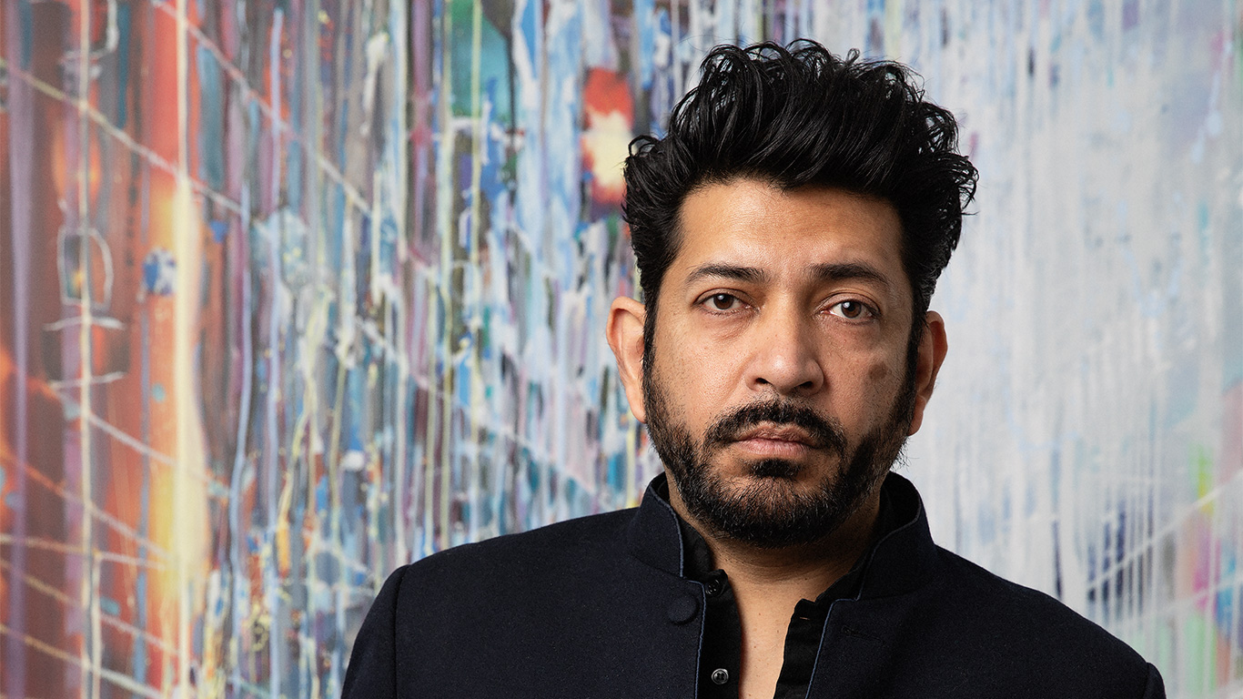 Siddhartha Mukherjee photographed by Allison Michael Orenstein