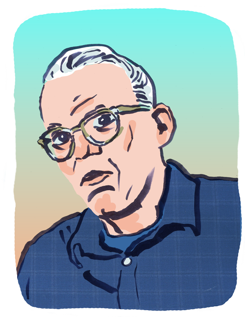 Illustration of Bill McKibben