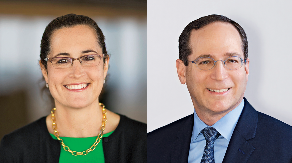 Photo of Lisa Carnoy and Jonathan Lavine