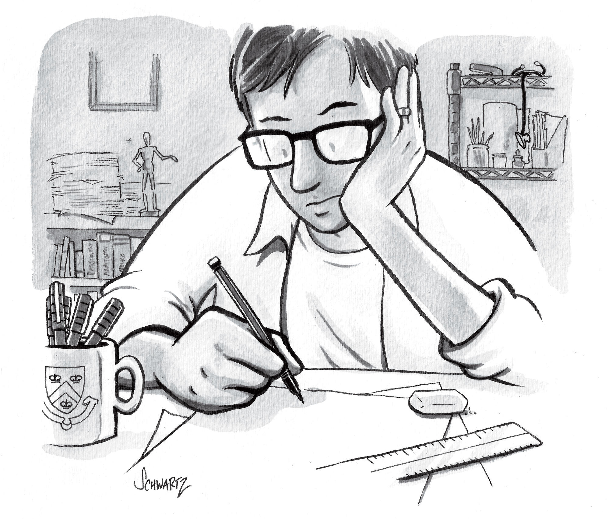 Ben Schwartz illustration