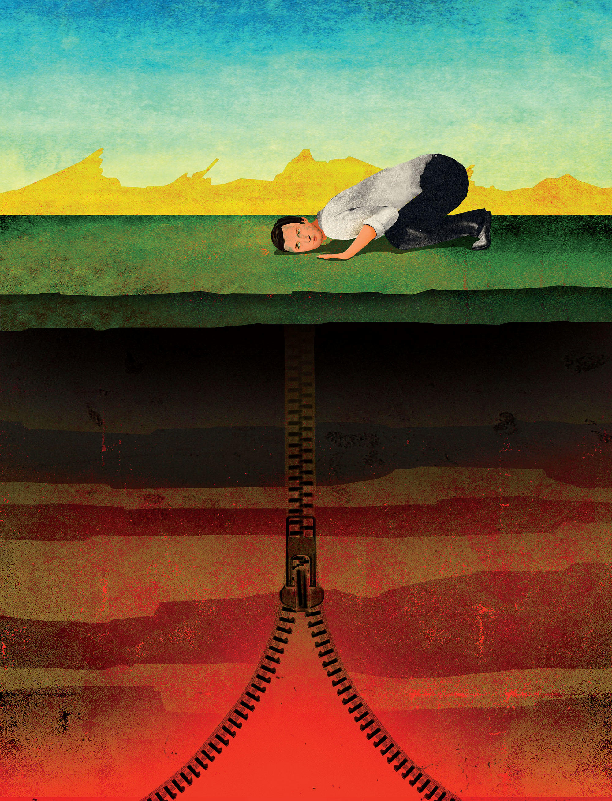 Illustration of earthquake