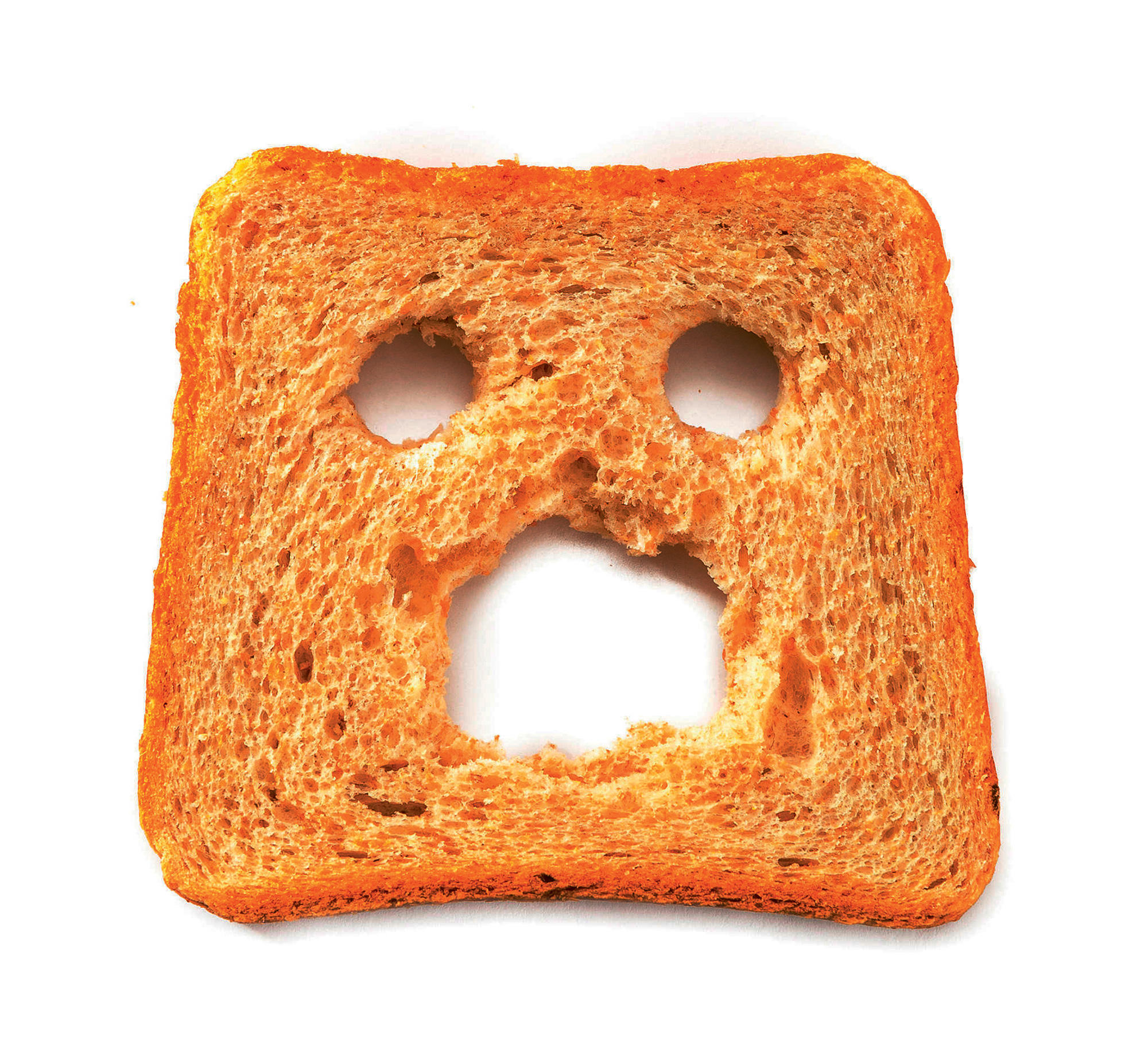 Bread with face