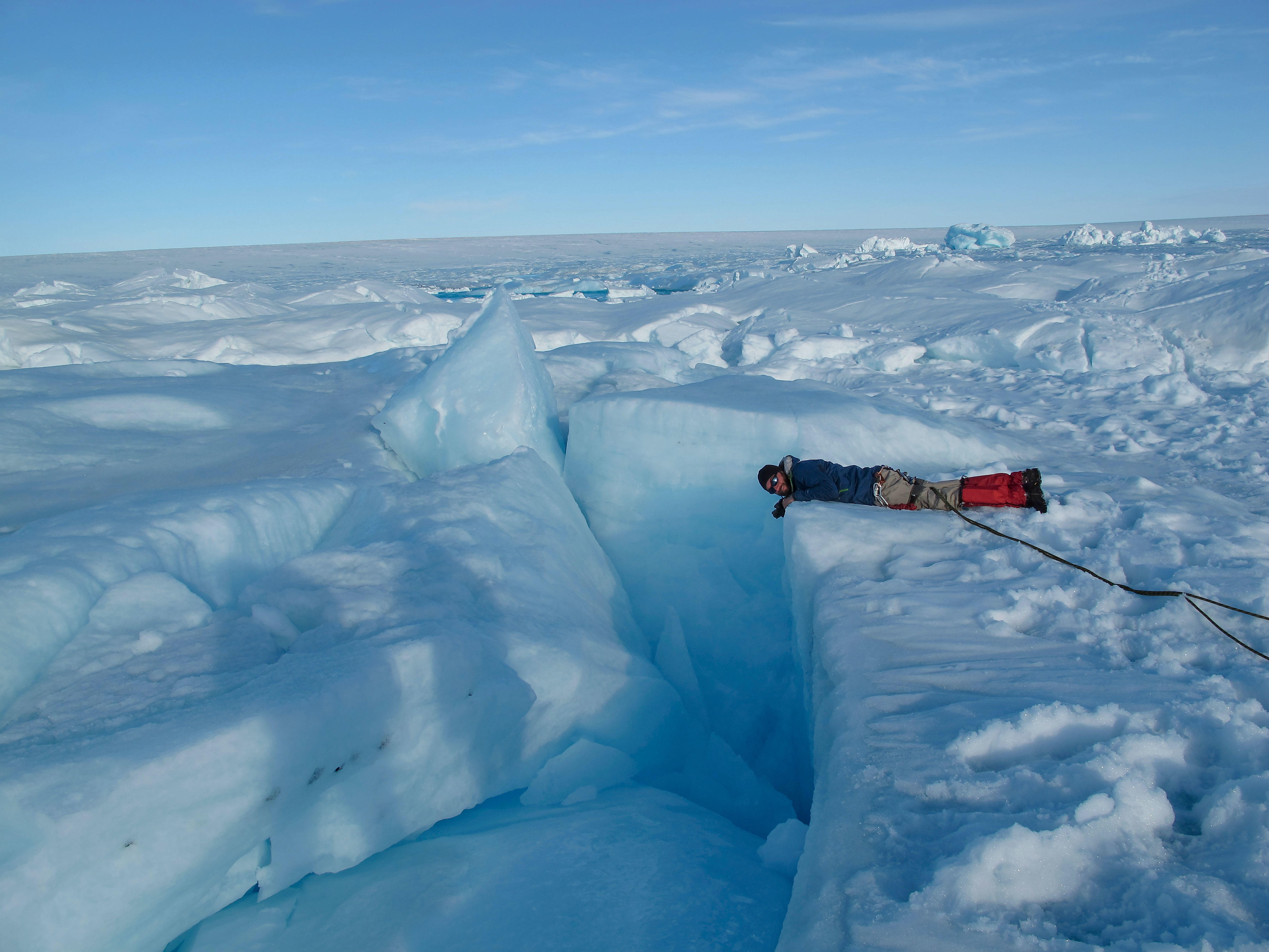 Marco Tedesco in Greenland