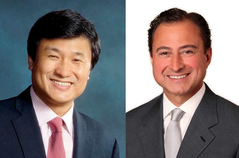 Photos of Li Lu and Alex Navab
