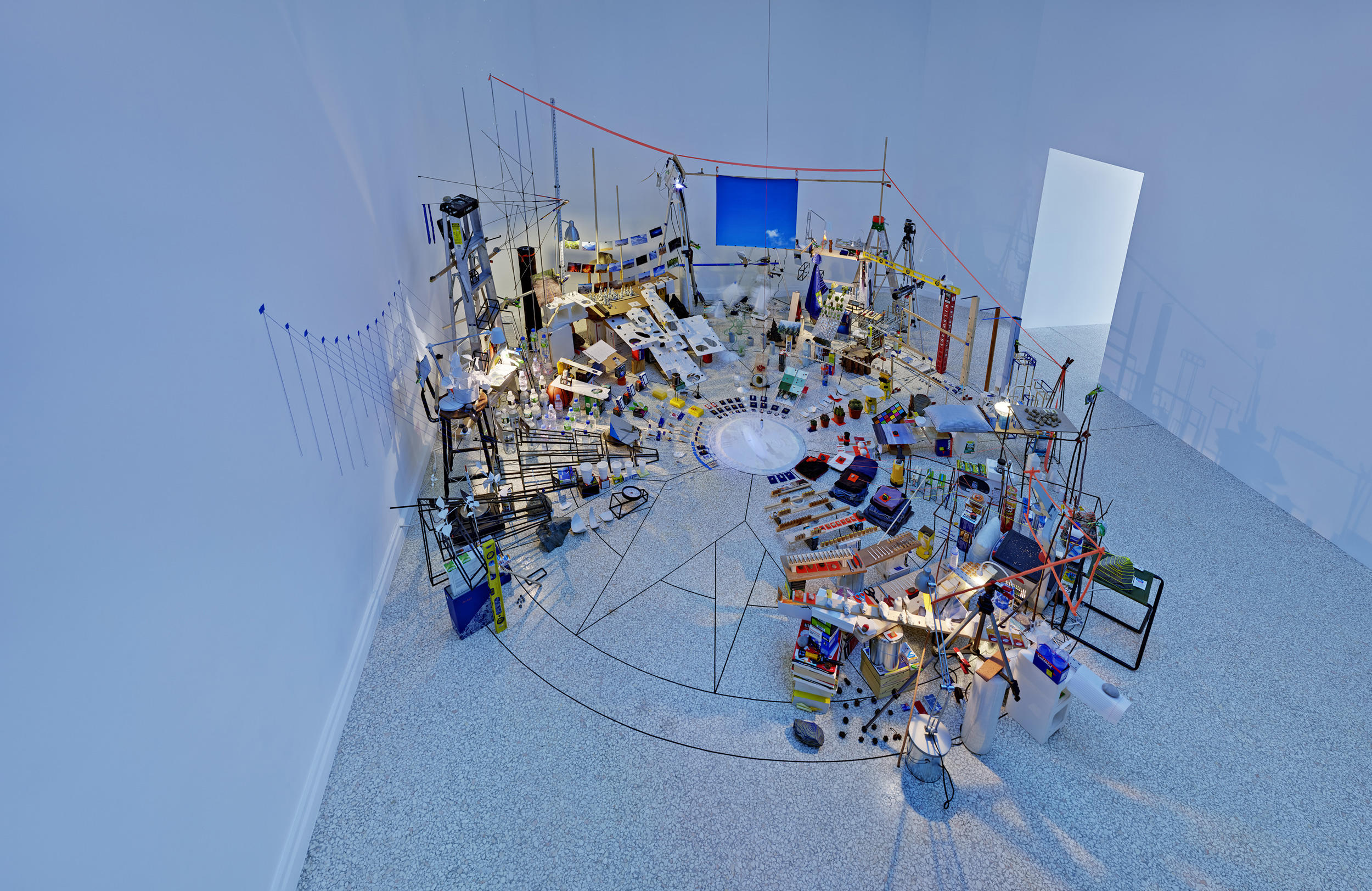 "Triple Point (Pendulum)" by Sarah Sze