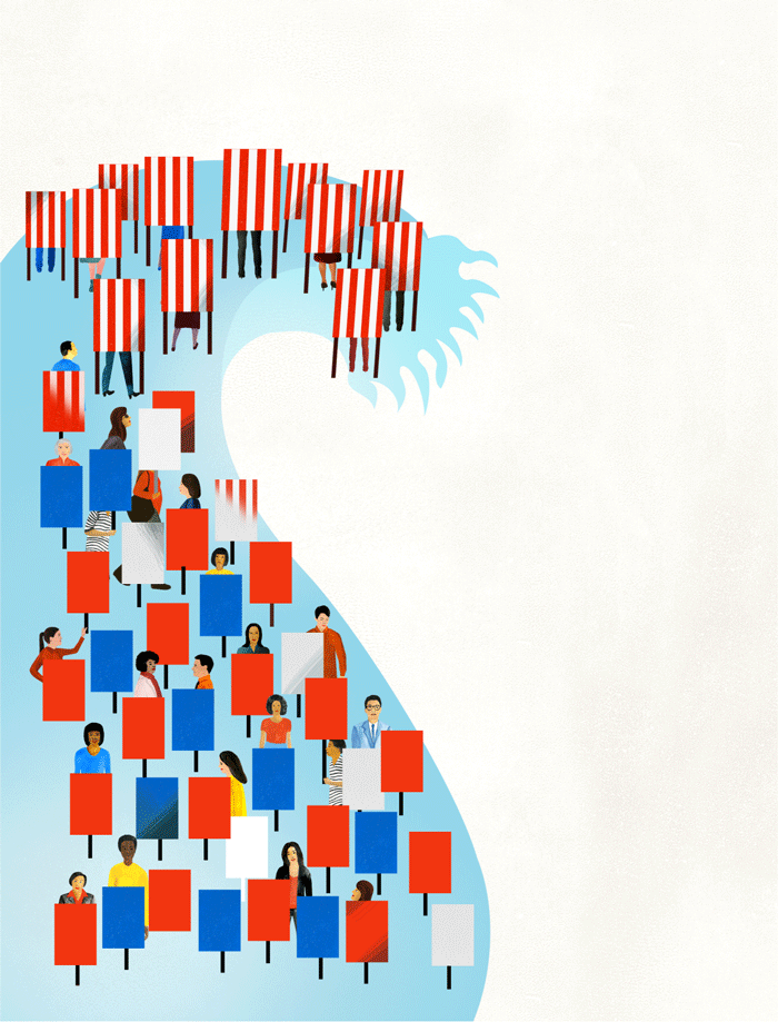 Voter Engagement - Illustration by Ellen Weinstein