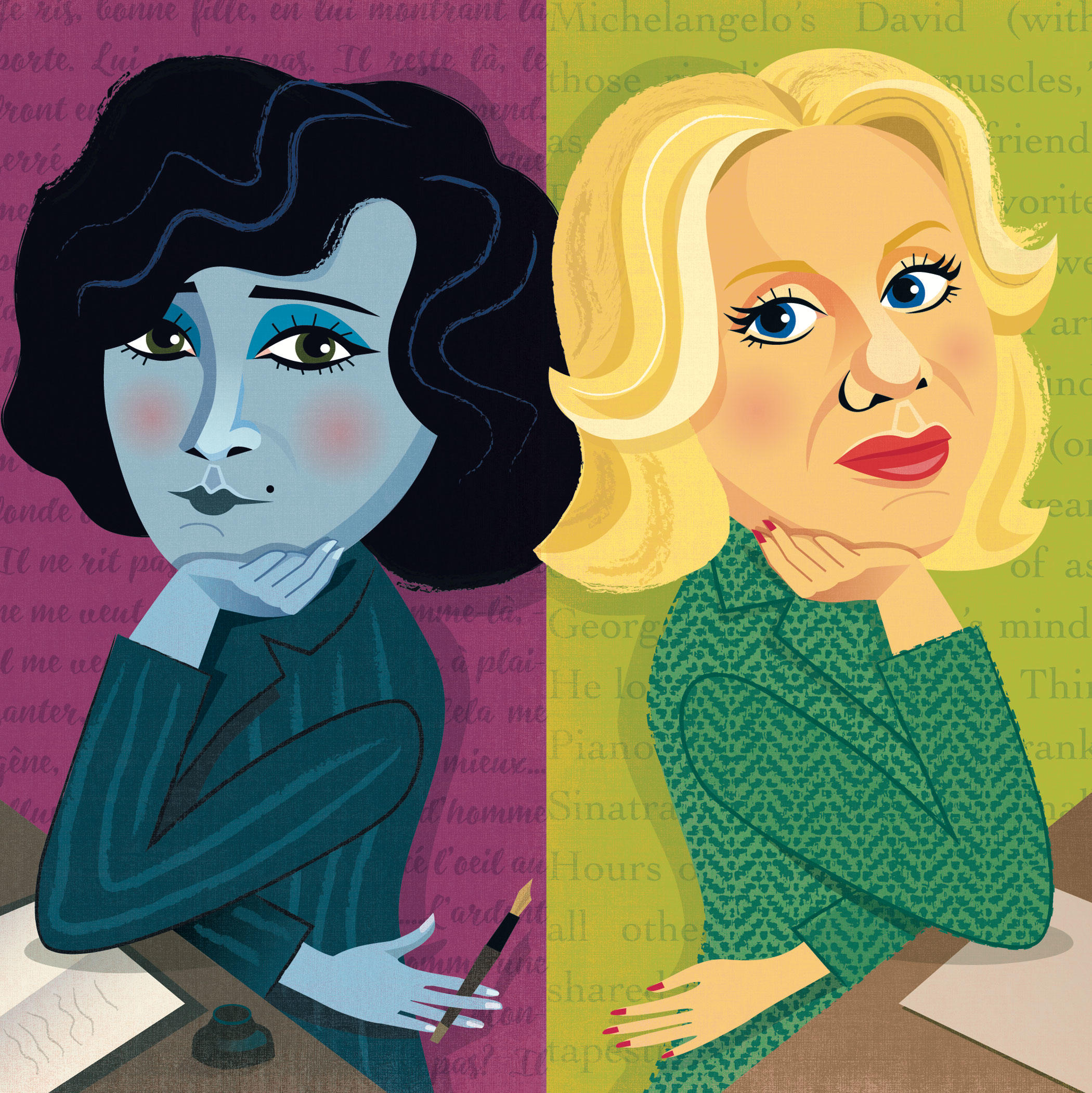 Colette and Erica Jong