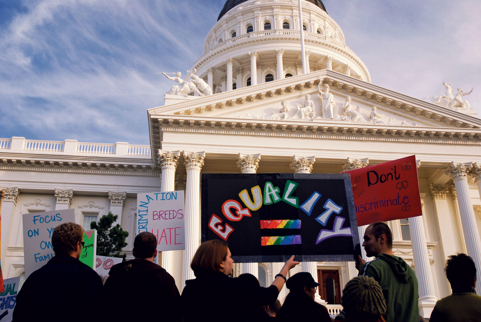 Gay-rights protest