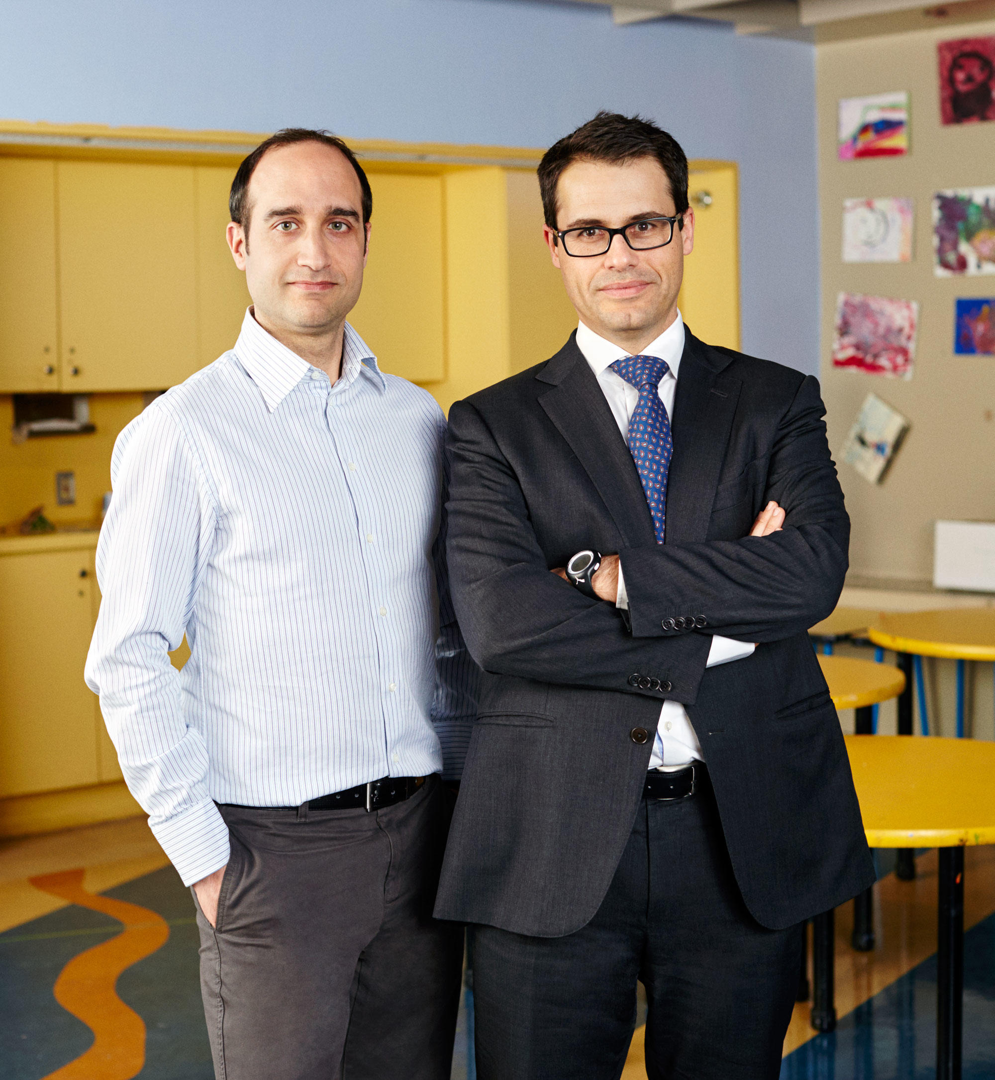 Leukemia researchers Alberto Ambesi-Impiombato and Adolfo Ferrando