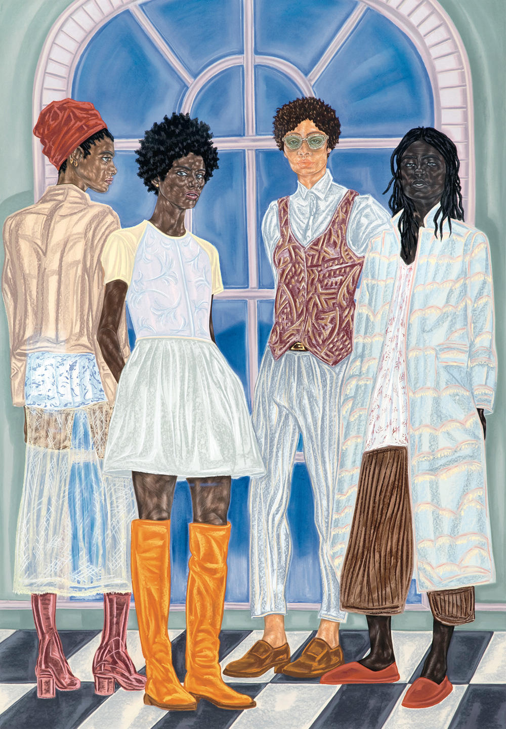 Toyin Ojih Odutola painting