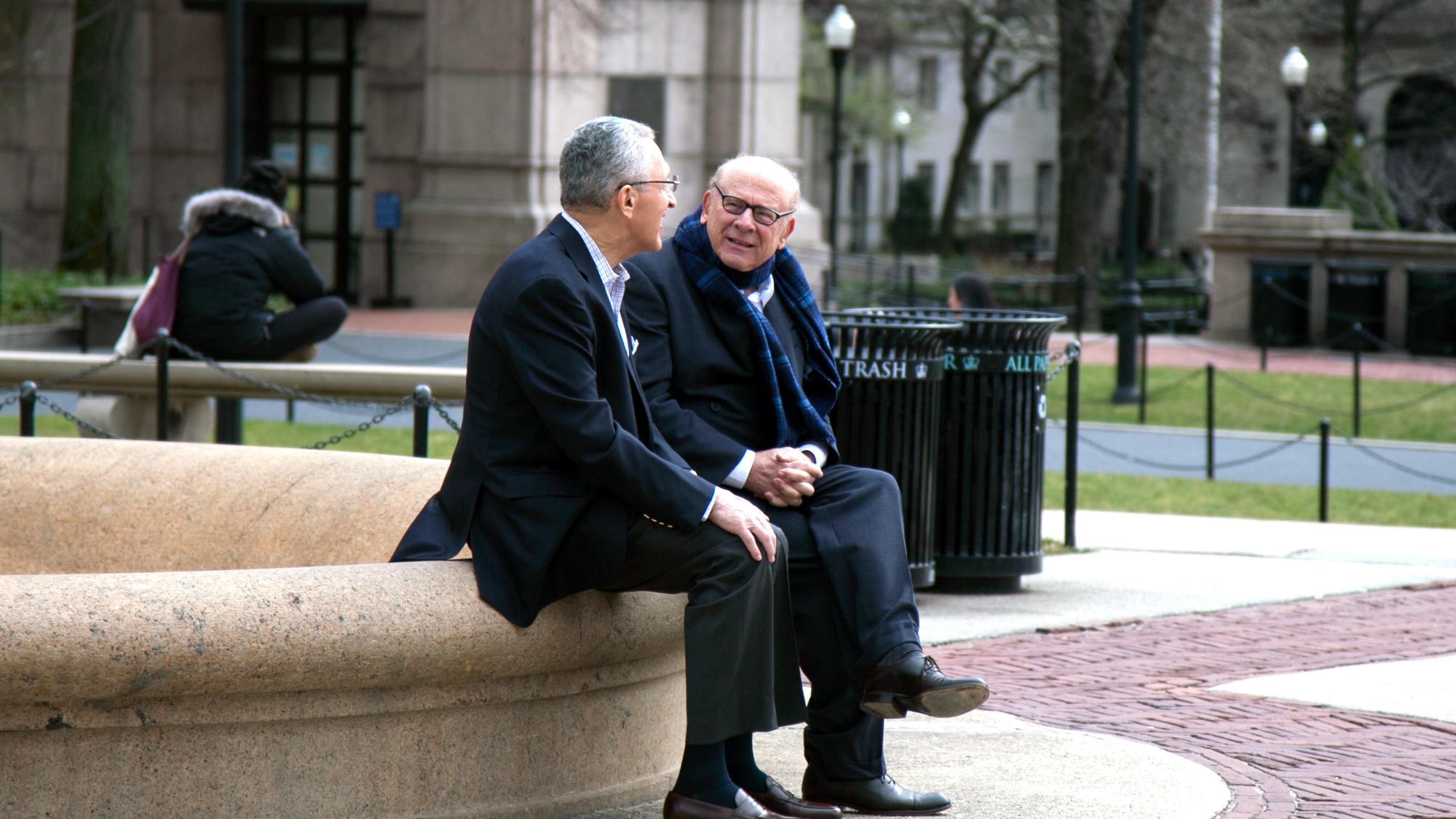 Sanford Greenberg and Arthur Garfunkel