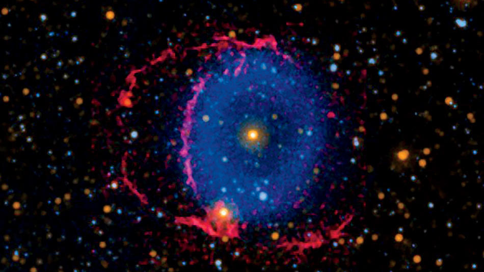 The Blue Ring Nebula