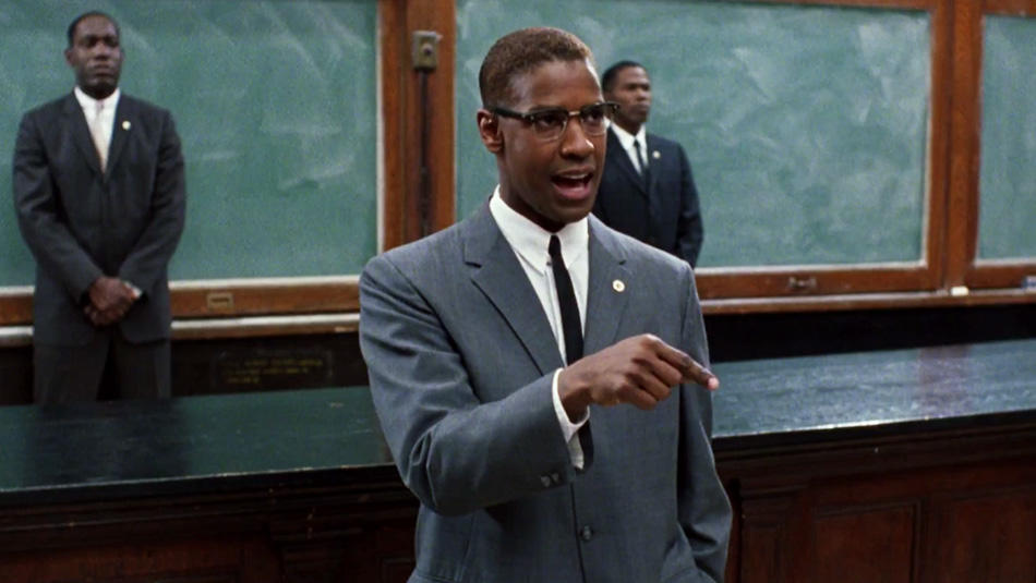 Denzel Washington in "Malcolm X." 