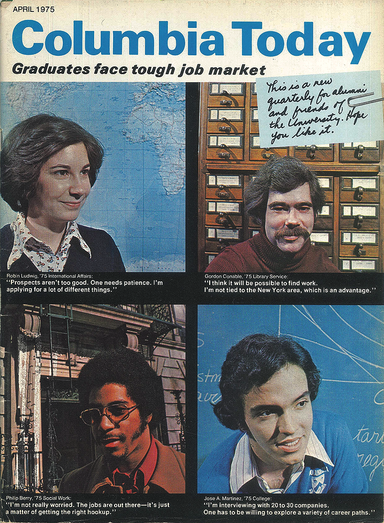 Columbia Today cover April 1975