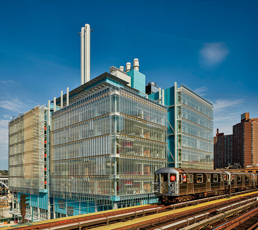 Jerome Greene Science Center on Columbia campus next to 1 train