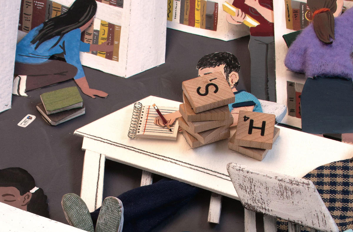 Scrabble illustration
