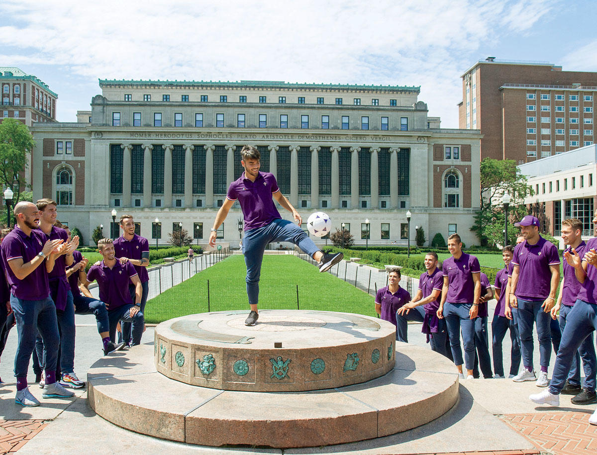 ACF Fiorentina Italian soccer team at Columbia University
