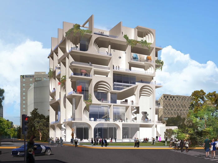 Rendering for the Beirut Museum of Art (exterior)