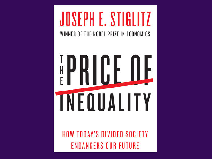 Book cover: "The Price of Inequality" by Joseph E. Stiglitz