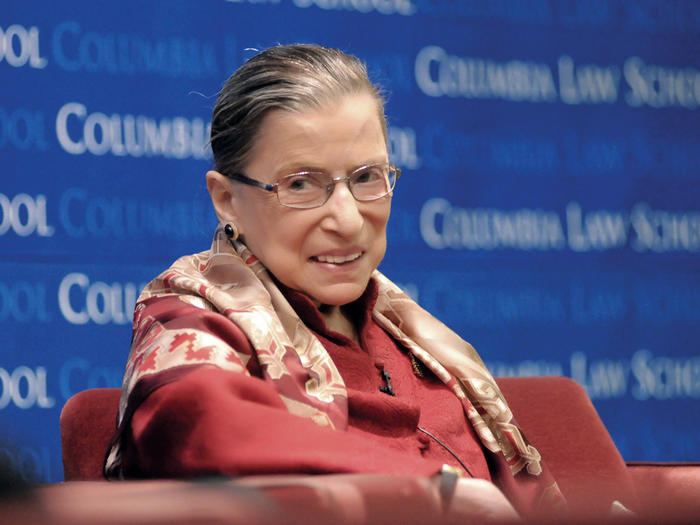 Ruth Bader Ginsburg at Columbia in 2012