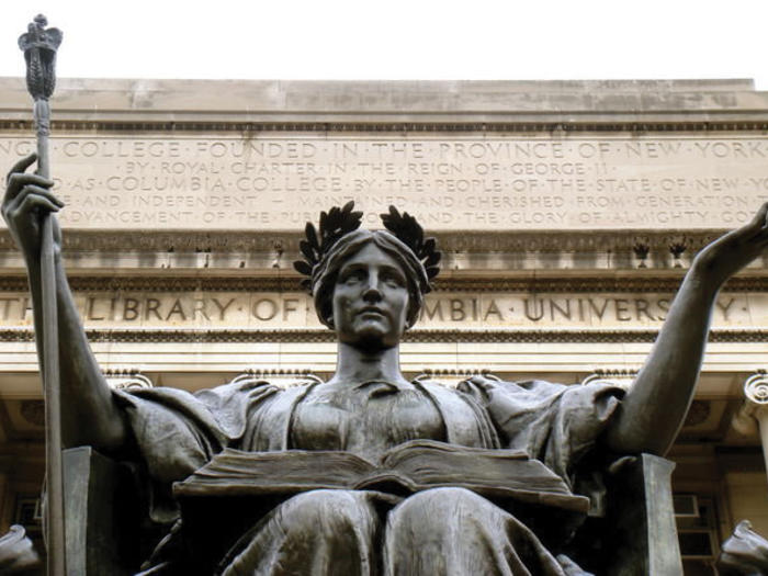 Columbia Alma Mater statue