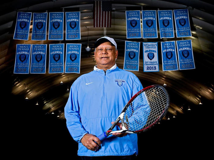 Former Columbia tennis head coach Bid Goswami