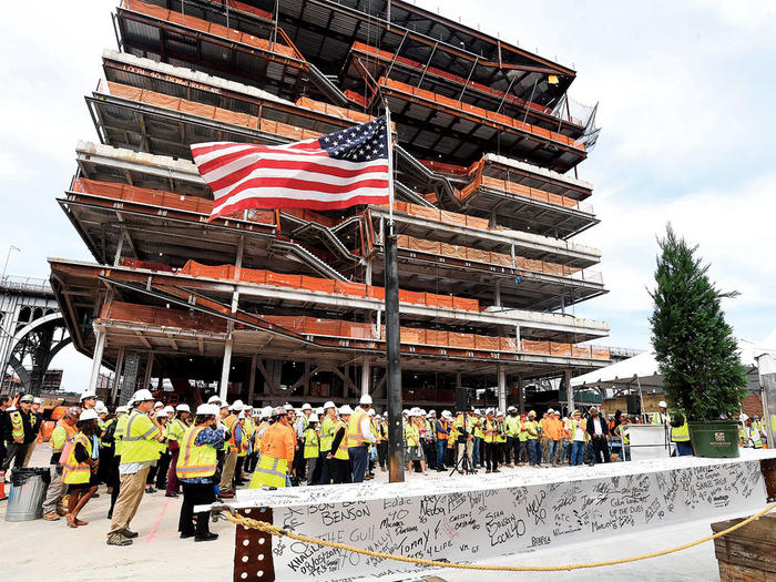 Construction site of Ronald O. Perelman Center for Business Innovation at Columbia University