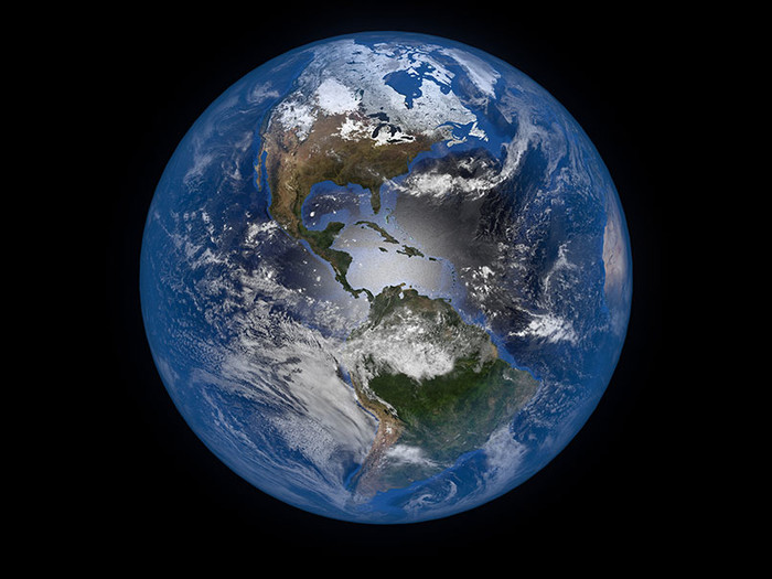 The Earth from outer space