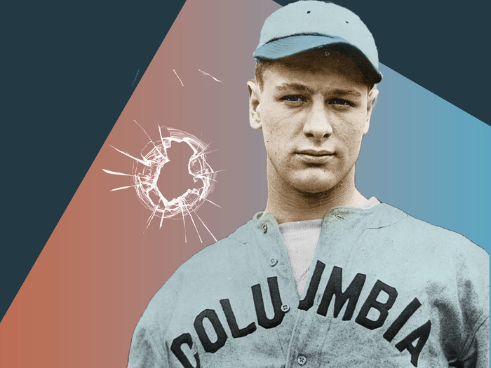 Lou Gehrig in Columbia Baseball uniform