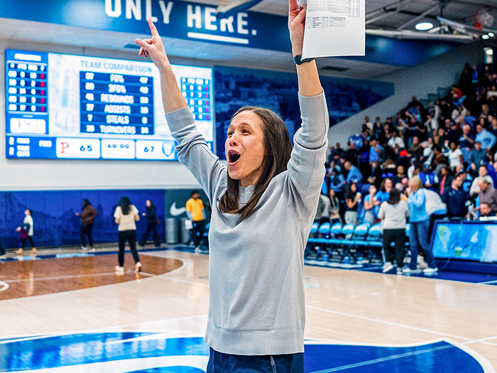 Columbia women's basketball coach Megan Griffith 