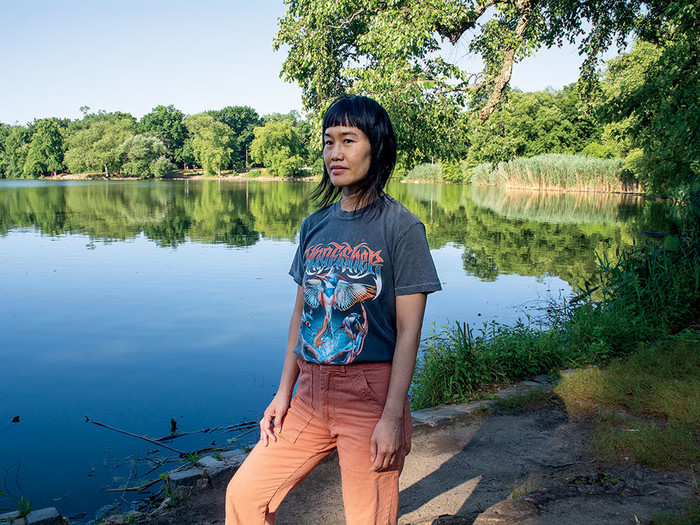 Bird Collective cofounder Angela Co in Prospect Park