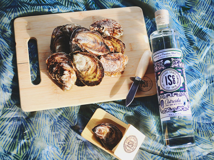 Industrious Spirit Company Ostreida vodka with oysters