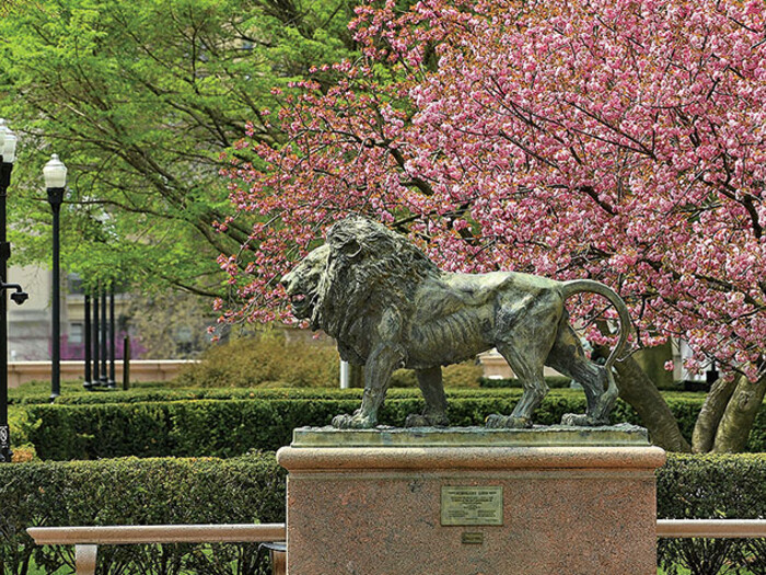 Columbia Lion sculpture