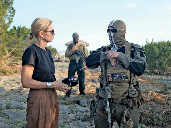 Mariana van Zeller speaks with the cofounder of an outlaw militia group for an episode of Trafficked