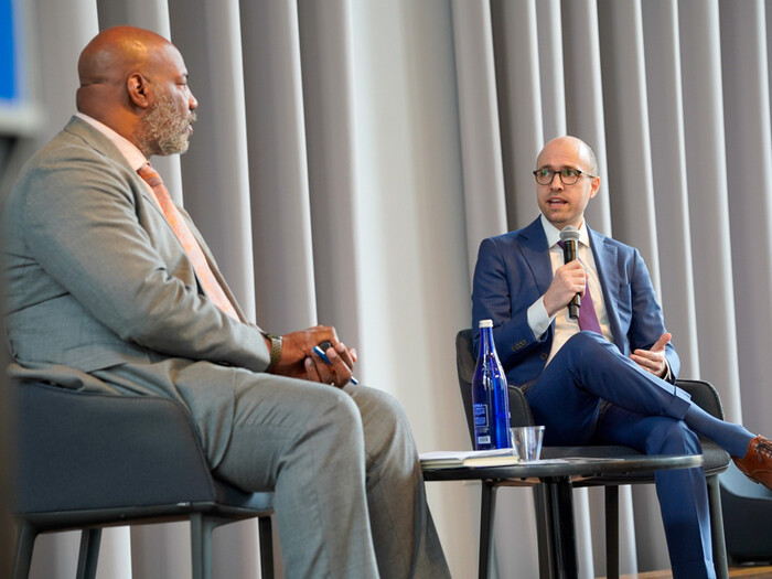 photo of Jelani Cobb and A.G. Sulzberger