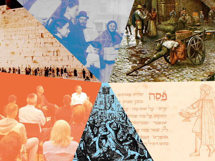 Collage of Jewish history