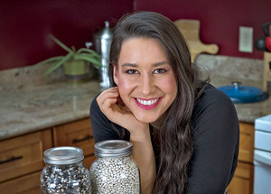 Mariah Gladstone, founder of Indigikitchen, in her kitchen