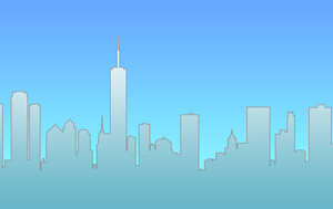 illustration of Manhattan skyline