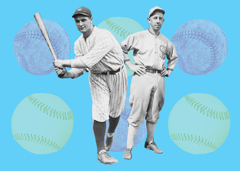Lou Gehrig and Eddie Collins