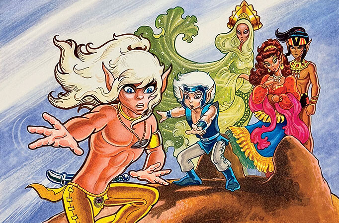 An illustration from ElfQuest