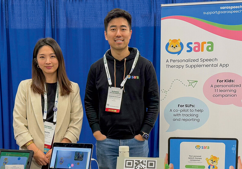 Sara Technology founders Jiaxin Zhang and Jonathan Shi